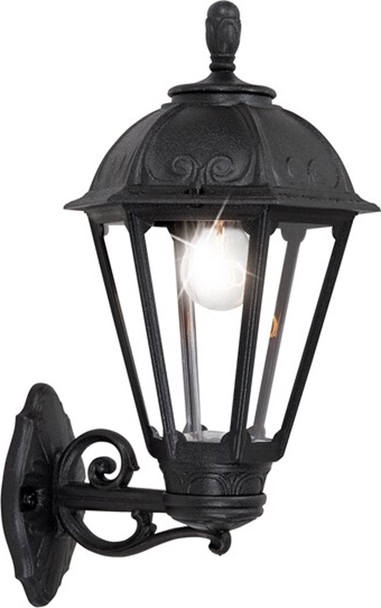 Fumagalli SALEM BISSO Wandlamp Zwart Helder
