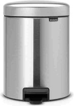 Brabantia pedalette 5 liter Matt Steel FP