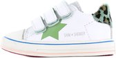 Sneakers | Meisjes | white green | Leer | Shoesme | Maat 23
