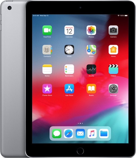 Apple iPad (2018) - 9.7 inch - WiFi - 128GB - Spacegrijs - Apple