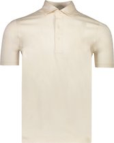 Gran Sasso Polo Beige Beige Getailleerd - Maat L - Mannen - Lente/Zomer Collectie - Katoen