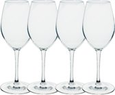Set de 10 verres à vin de camping/pique-nique en plastique incassable pour vin blanc 265 ml - verre en polycarbonate