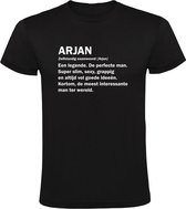 Arjan Heren t-shirt | jarig | verjaardagkado | verjaardag kado | grappig | cadeau | Zwart