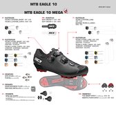 Sidi Eagle 10 Mega MTB Fietsschoen Black/GreyBlack