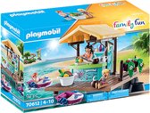 Playmobil Family Fun Waterfietsen verhuur met sapbar