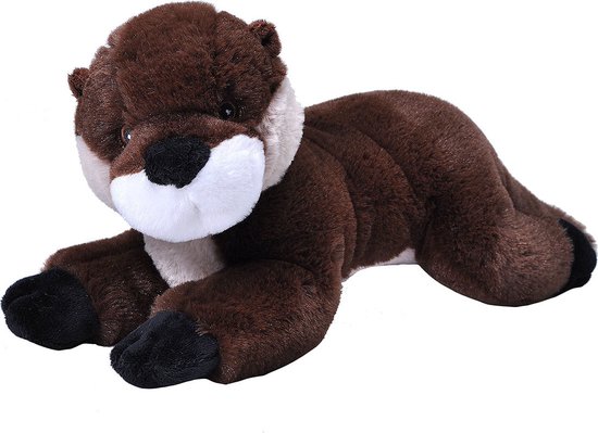 Peluche Wild Republic Cuddly Otter Junior 30 Cm Marron