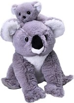Wild Republic Knuffel Koala 30 Cm Pluche Grijs 2-delig