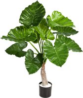 Alocasia Calidora met stammen - kunstplant