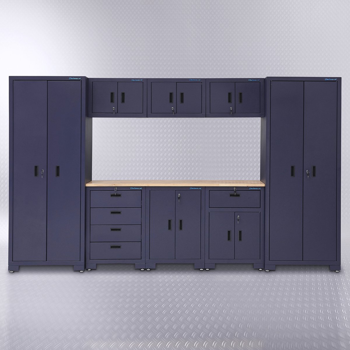 Interiax WASHWALL 'Mary' Wasmachine Bovenkast Antraciet - 38x50x67.5 cm