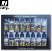 Vallejo val71180 - Model Air Set Allied Forces WWII Set -8 x 17 ml