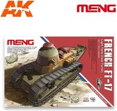 French FT-17 Light Tank (Cast Turret) - Scale 1/35 - Meng Models - MM TS-008