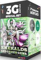 Emeralds And Green Gems 3rd Generation Wargame Color Set - AK-Interactive - AK-1078