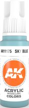 Sky Blue Acrylic Modelling Color - 17ml - AK-11175