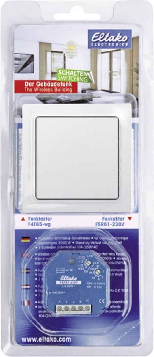 Eltako BPS Blister-Pack Schalten Starterkit verlichting Opbouw (op muur), Inbouw (in muur) Schakelvermogen (max.) 2000 W