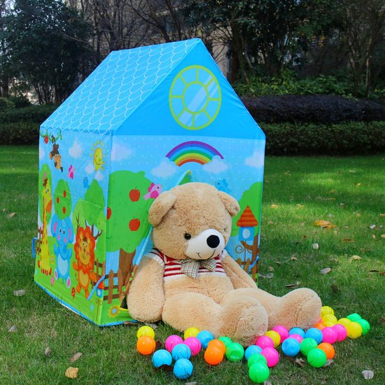 Ballenbak Speeltent - Incl 50 Stuks Ballenbak Ballen - Baby - Peuter - Speeltent voor kinderen - Ballentent Popup van Playfun — afbeelding 5