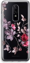 Case Company® - OnePlus 6 hoesje - Mooie bloemen - Soft Case / Cover - Bescherming aan alle Kanten - Zijkanten Transparant - Bescherming Over de Schermrand - Back Cover