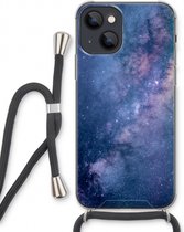 Case Company® - iPhone 13 hoesje met Koord - Nebula - Telefoonhoesje met Zwart Koord - Extra Bescherming aan alle Kanten en Over de Schermrand