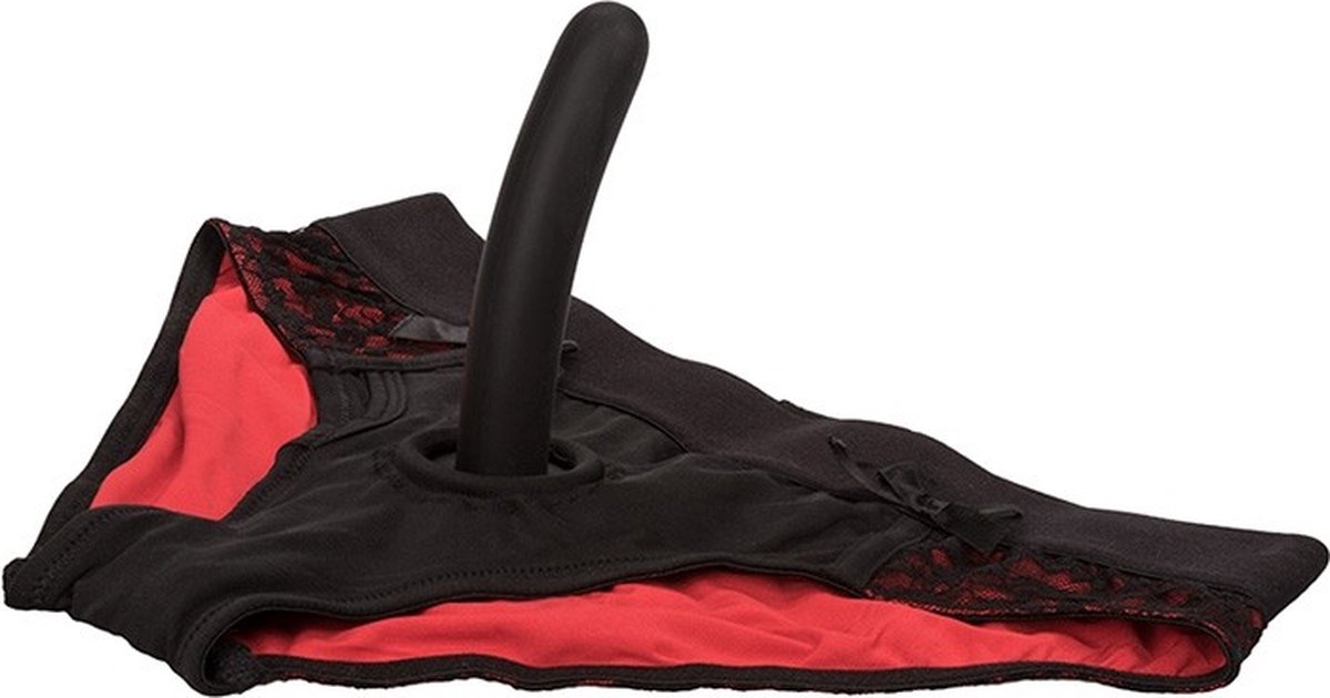 CalExotics - Scandal Pegging Panty Set L/Xl - Bondage / SM Rood
