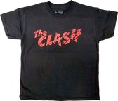 The Clash - Logo Kinder T-shirt - Kids tm 8 jaar - Zwart