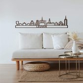 Skyline Leuven Zwart Mdf 130 Cm Wanddecoratie Voor Aan De Muur Met Tekst City Shapes