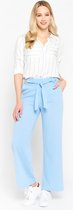 LOLALIZA Losse broek - Light Blauw - Maat 46