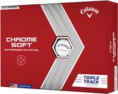 Callaway Chrome Soft Triple Track Golfballen 2022 - Wit - 12 Stuks