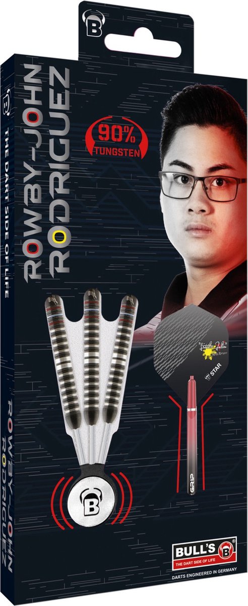 BULL'S Rowby-John Rodriguez 90% - Dartpijlen