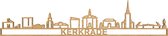Skyline Kerkrade Eikenhout 130 Cm Wanddecoratie Voor Aan De Muur Met Tekst City Shapes