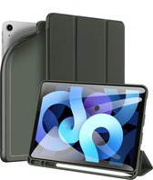 Dux Ducis - Tablet hoes geschikt voor iPad Air 5 2022 - 10.9 Inch - Osom Tri-Fold Book Case met Pencil houder - Groen