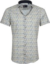 Suitable - Overhemd Multicolour Print - L - Heren - Modern-fit