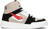 Red-Rag 13575 Hoge sneakers - Leren Sneaker - Jongens - Taupe - Maat 32