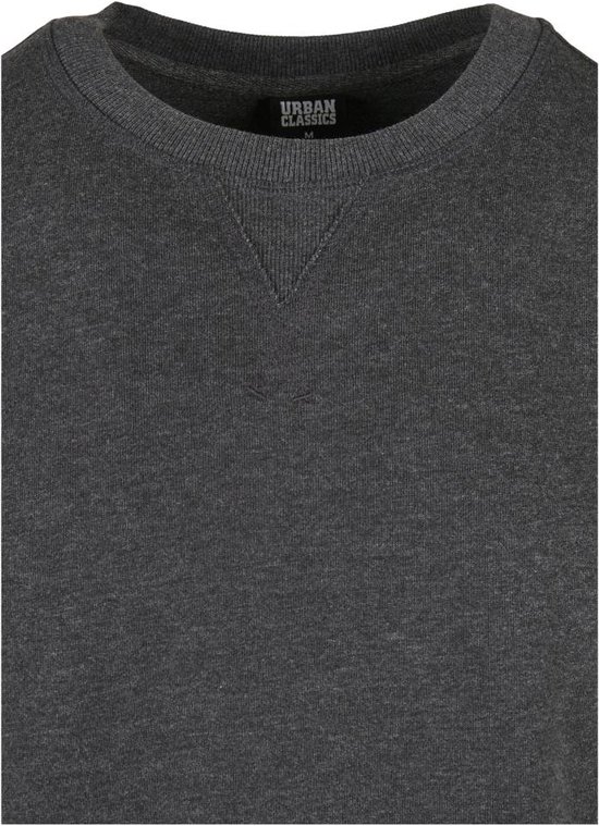 Urban Classics - Herringbone Terry Heren T-shirt - M - Grijs