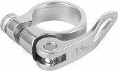 Zadelpenklem Clampy-QR 31,8 mm aluminium zilver