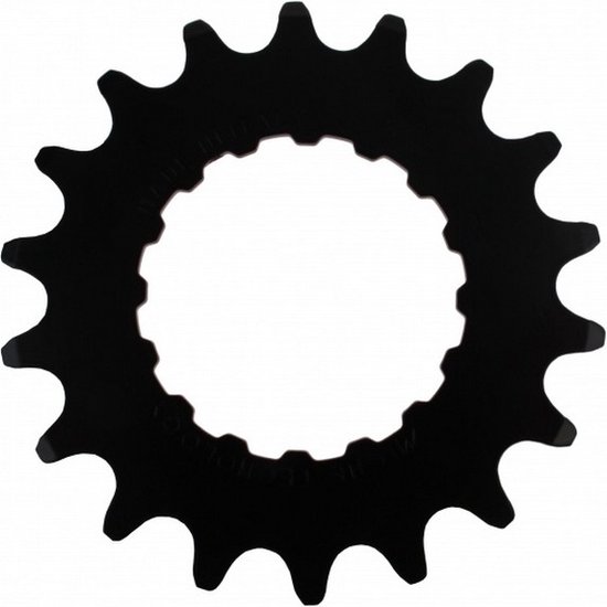 Kettingwiel voor steekas 12 mm achterwiel, als hulp bij het schoonmaken