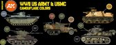 US.Army & USMC Camouflage Colors Set - AK-Interactive - AK-11668