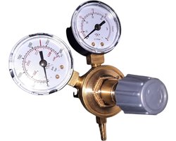 Autogeenlassen CO2 Lassen menggas argon reduceerventiel gasdrukregelaar drukregelaar gasflessen mig mag lift tig Drukregelaar voor gasflessen met argon (Ar) of kooldioxide (C O 2), inlaatdraad B21,8 x 1/14, uitlaatdraad G 1/8 + slangaansluiting