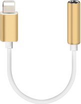 Xtabarya - adapter naar Jack (3.5mm) female kabel - 12 cm - Goud