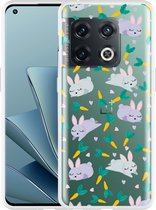 OnePlus 10 Pro Hoesje Funny Rabbit - Designed by Cazy
