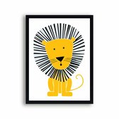 Poster Stoere leeuw / Jungle / Safari / 30x21cm