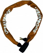 kettingslot 100 cm 8 mm staal/polyester oranje 3-delig