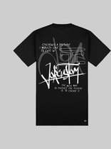 JORCUSTOM Future Slim Fit T-Shirt - Zwart - Volwassenen - Maat XL