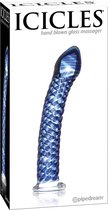 Icicles No. 29 - Glass Dildos blue,transparent