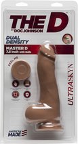 The D - Master D - 7.5 Inch With Balls Ultraskyn - Caramel - Realistic Dildos caramel