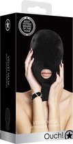 V&V Mask with Mouth Opening - Bondage Toys black