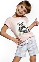 Cornette Katoenen Matching Pyjama voor meisjes Panda 787/92 788/92 146/152