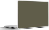 Laptop sticker - 10.1 inch - Grijs - Warm - Herfst - 25x18cm - Laptopstickers - Laptop skin - Cover