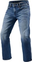 REV'IT! Jeans Philly 3 LF Mid Blue Used L32/W31 - Maat - Broek