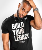 Venum BUILD YOUR LEGACY T-Shirt Zwart maat XL