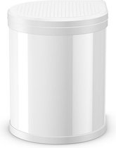 Hailo 3555-001 Compact-Box M Prullenbak 15L Wit
