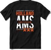 Amsterdam - Holland | TSK Original & vintage | T-Shirt Heren - Dames | Oranje | Perfect Cadeau Shirt | Grappige Spreuken - Zinnen - Teksten | Maat XXL